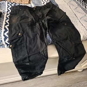 Men's Black Cargo Pants